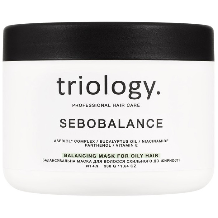 Балансувальна маска для волосся схильного до жирності Triology Sebobalance, 330 г