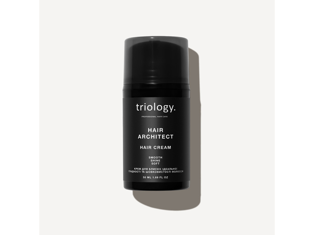 Крем для блиску, ідеальної гладкості та шовковистості волосся Triology Hair Architect, 50 мл