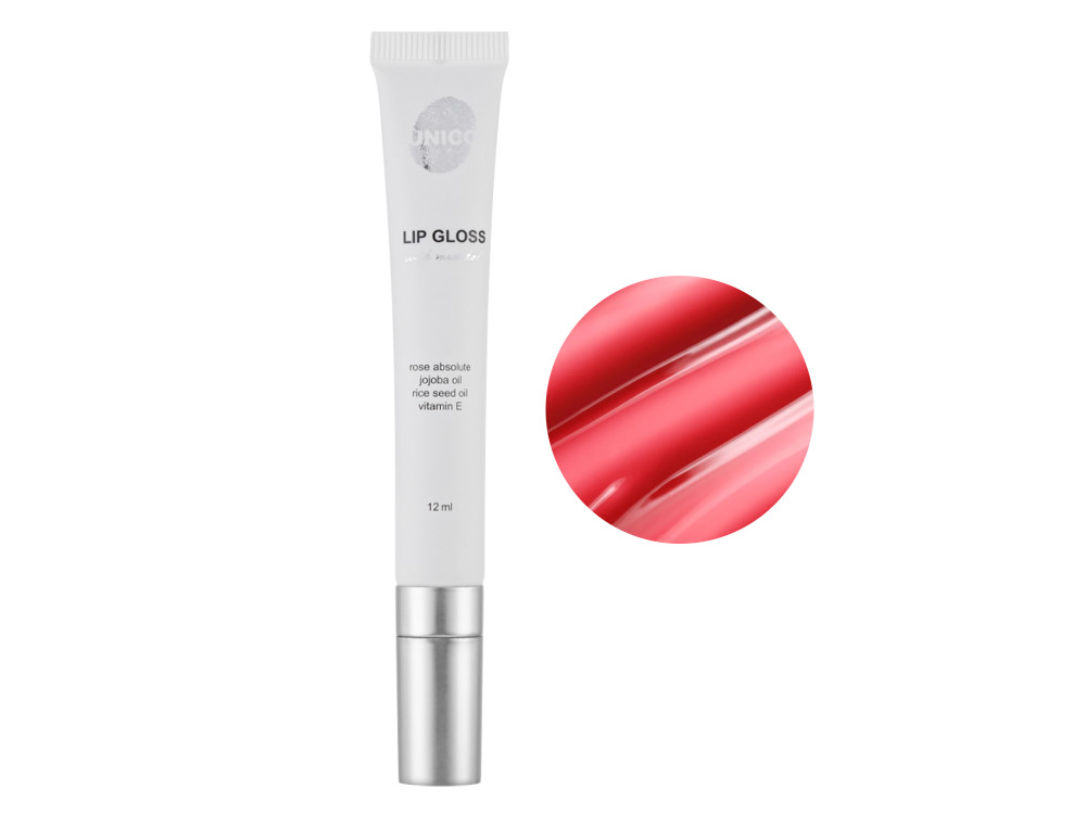 Блиск для губ з ментолом UNICO LIP GLOSS with menthol Amour, 12мл