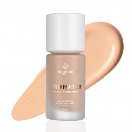 Тональна основа 001 ivory Bogenia MATCH Foundation BG609 35 мл