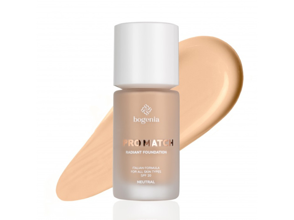 Тональна основа 002 neutral Bogenia MATCH Foundation BG609 35 мл