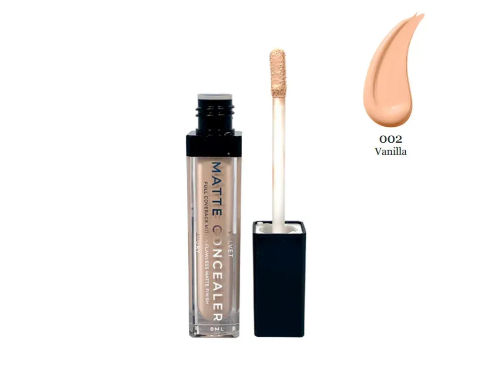 Консилер матувальний 02 Vanilla Bogenia Matte Velvet Concealer BG620