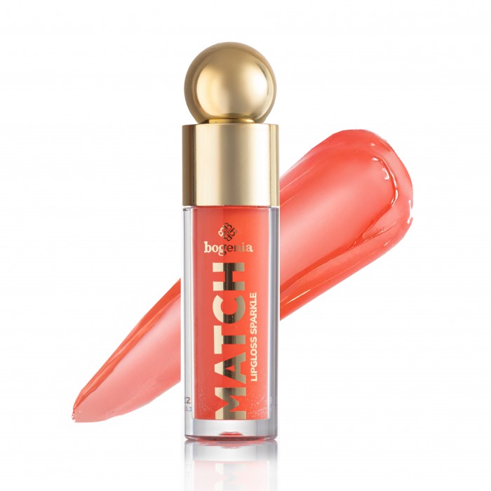 Блиск для губ Bogenia BG712 Match Lipgloss Sparkle, 002