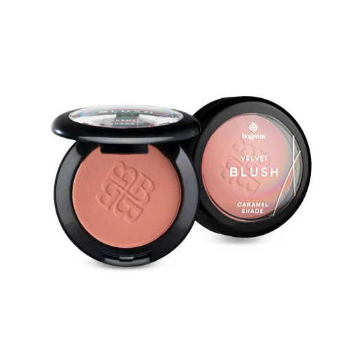 Рум'яна пудрові 07 Velvet caramel shade Bogenia BG630