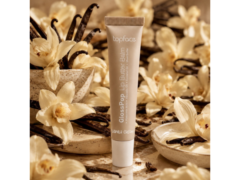Блиск-бальзам для губ Topface GlossPop Lip Butter Balm PT161 001 Vanilla Cream, 15 г