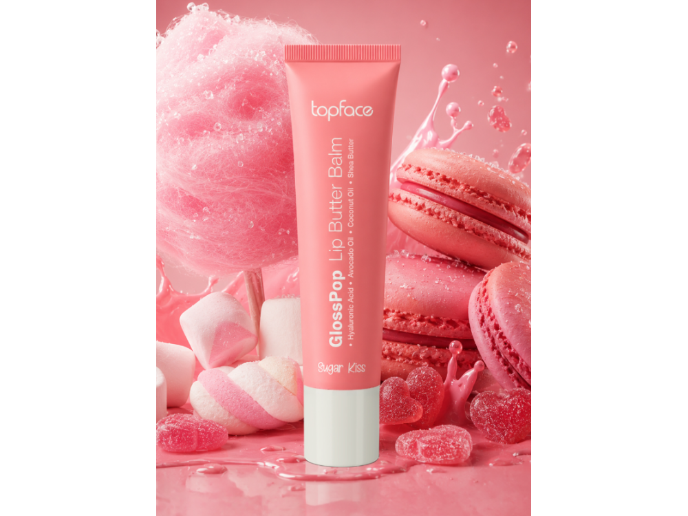 Блиск-бальзам для губ Topface GlossPop Lip Butter Balm PT161 004 Sugar Kiss, 15 г