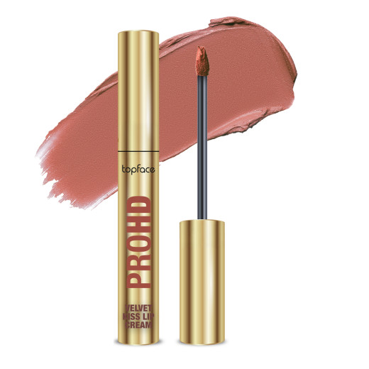 Рідка матова помада Topface PROHD Velvet Kiss Lip Cream PT212 003 Silky Peach, 3 г