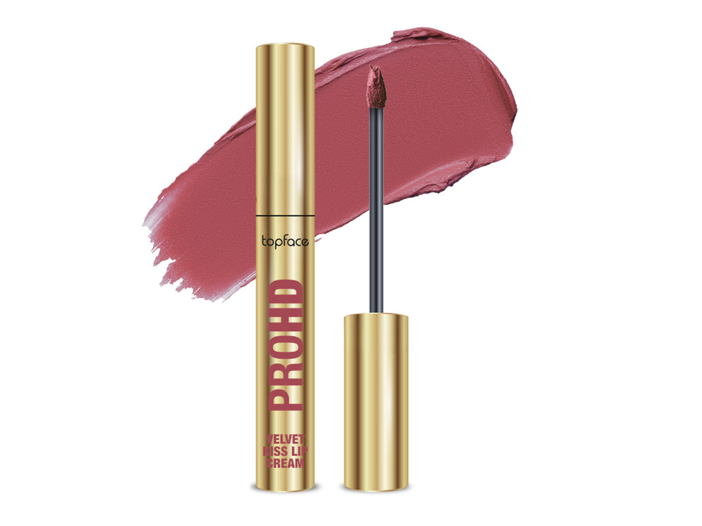 Рідка матова помада Topface PROHD Velvet Kiss Lip Cream PT212 009 Dusty Bloom, 3 г