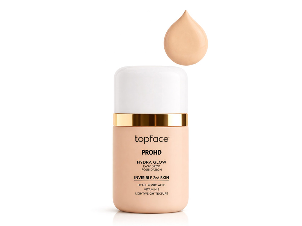 Тональна основа для обличчя Topface PT477 PROHD Hydra Glow Foundation 001 Alabaster (слонова кістка)