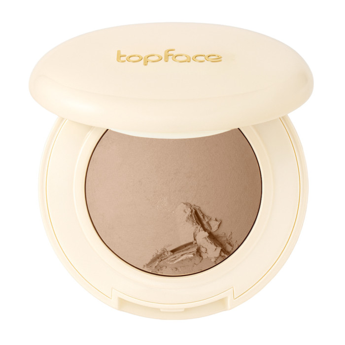 Пудра запечена Topface PT704 PROHD Natural Glow Baked Powder 005 Golden Tan золотистий беж