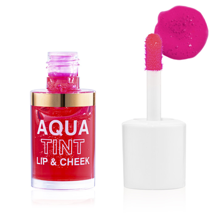 Рідка помада-тінт для губ TopFace Aqua Tint Lip&Cheek PT215 03 Red Berry Jam 