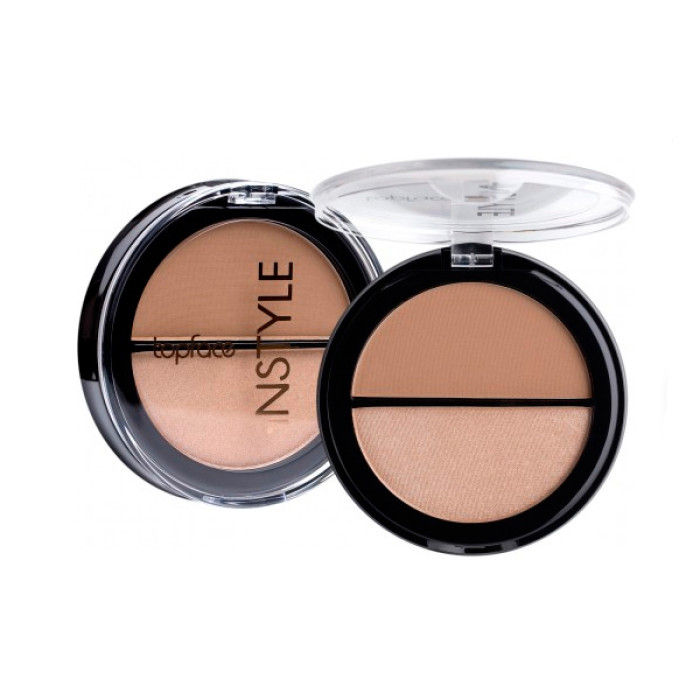 Контур-хайлайтер для обличчя Topface Instyle Highlighter Powder Contour PT262 002 