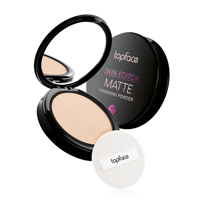 Матувальна компактна пудра для обличчя Topface Skin Editor Matte Finishing Powder PT263 02 