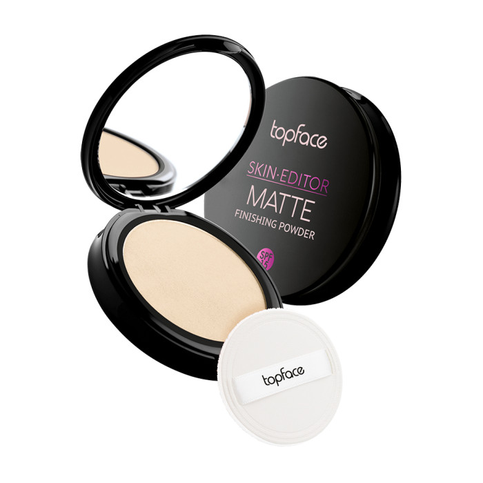Матувальна компактна пудра для обличчя Topface Skin Editor Matte Finishing Powder PT263 03 
