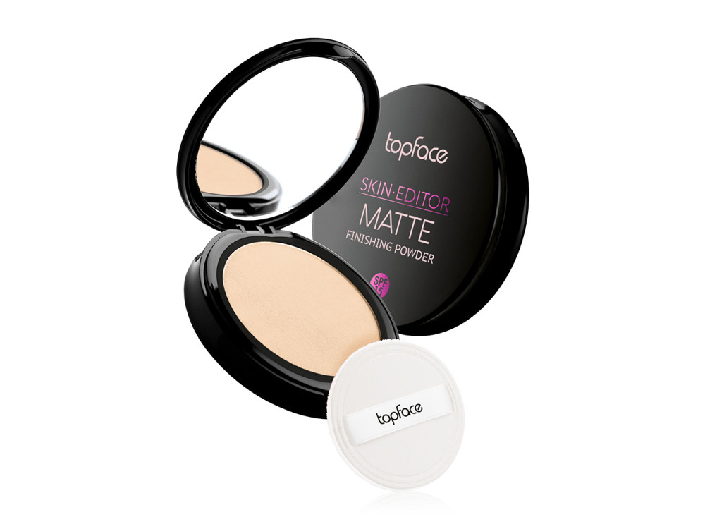 Матувальна компактна пудра для обличчя Topface Skin Editor Matte Finishing Powder PT263 06 