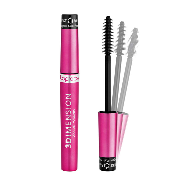 Туш для вій Topface 3Dimension Volume Mascara PT314 black 
