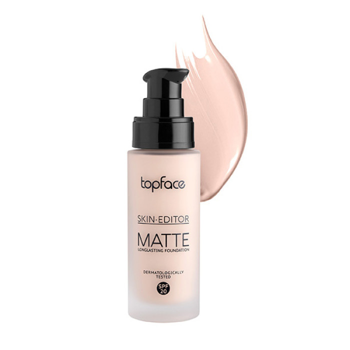 Тональна основа Topface Skin Editor Matte Longlasting Foundation PT465 001 