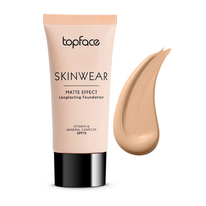 Тональний крем Topface Skinwear Matte Effect SPF 15 PT468 02 