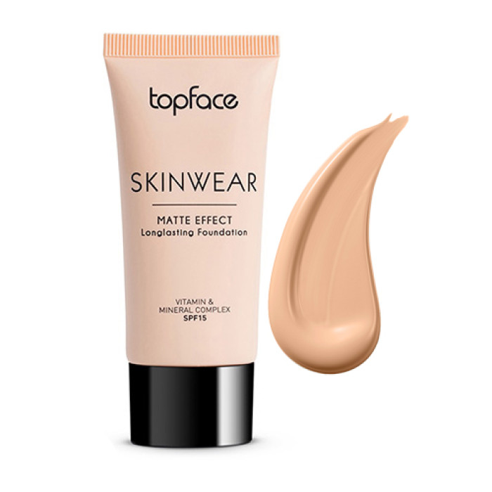 Тональний крем Topface Skinwear Matte Effect SPF 15 PT468 03 