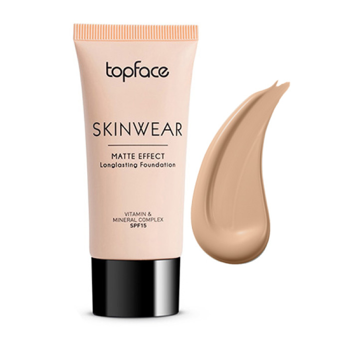 Тональний крем Topface Skinwear Matte Effect SPF 15 PT468 04 