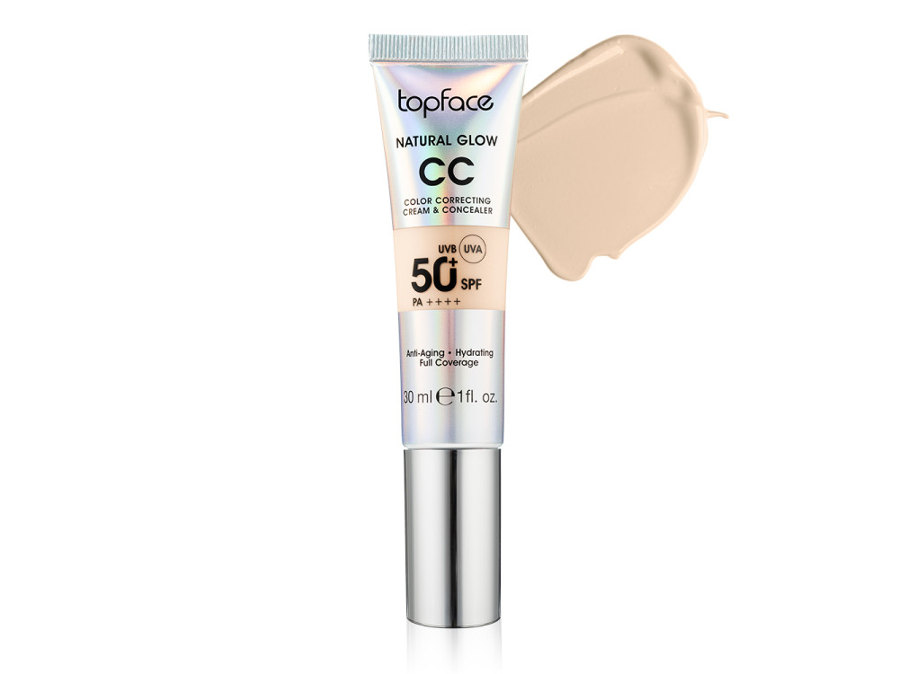 СС-крем і консилер 2в1 Topface CC Color Correcting Cream and Concealer PT472 004 