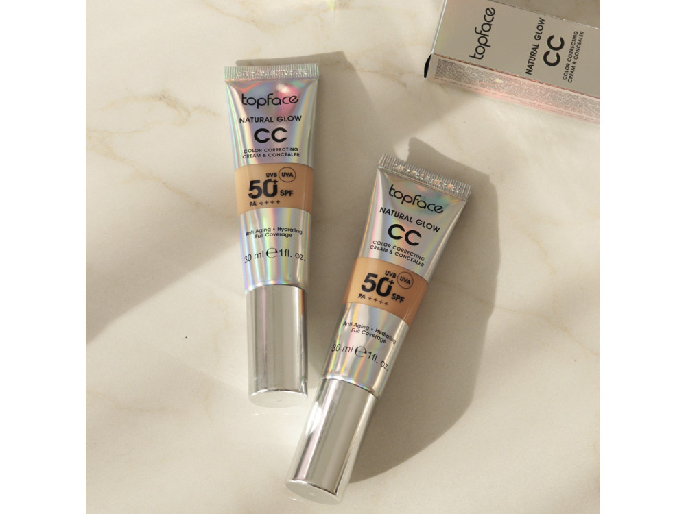 СС-крем і консилер 2в1 Topface CC Color Correcting Cream and Concealer PT472 002 