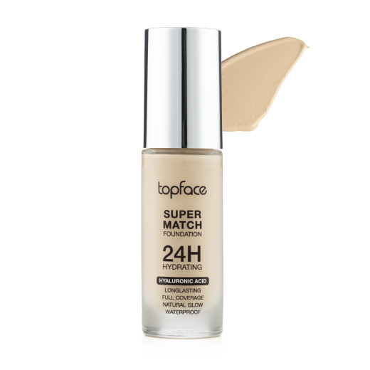 Тональний крем для обличчя Topface Super Match 24H Foundation PT475 002 