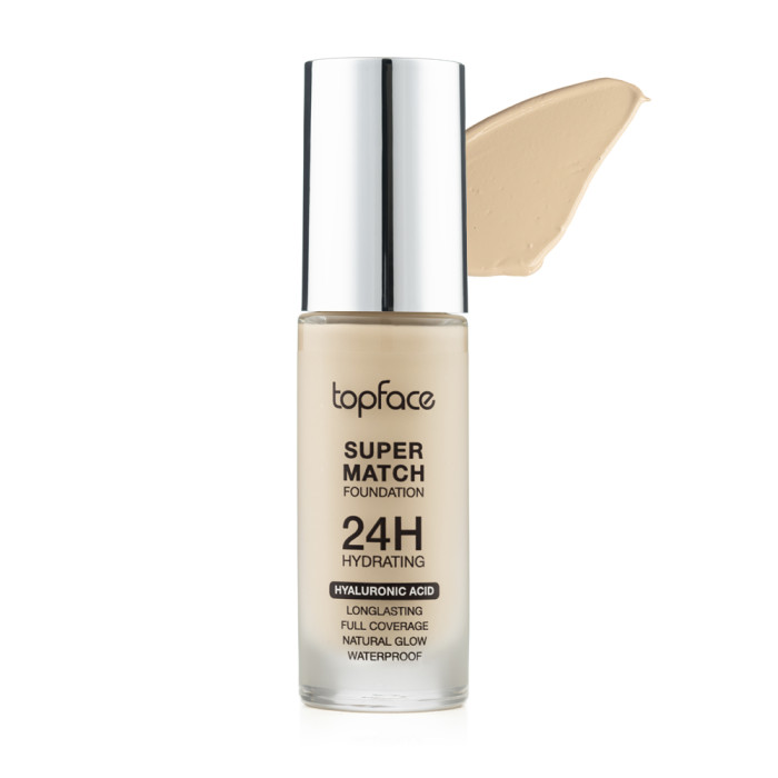 Тональний крем для обличчя Topface Super Match 24H Foundation PT475 002 