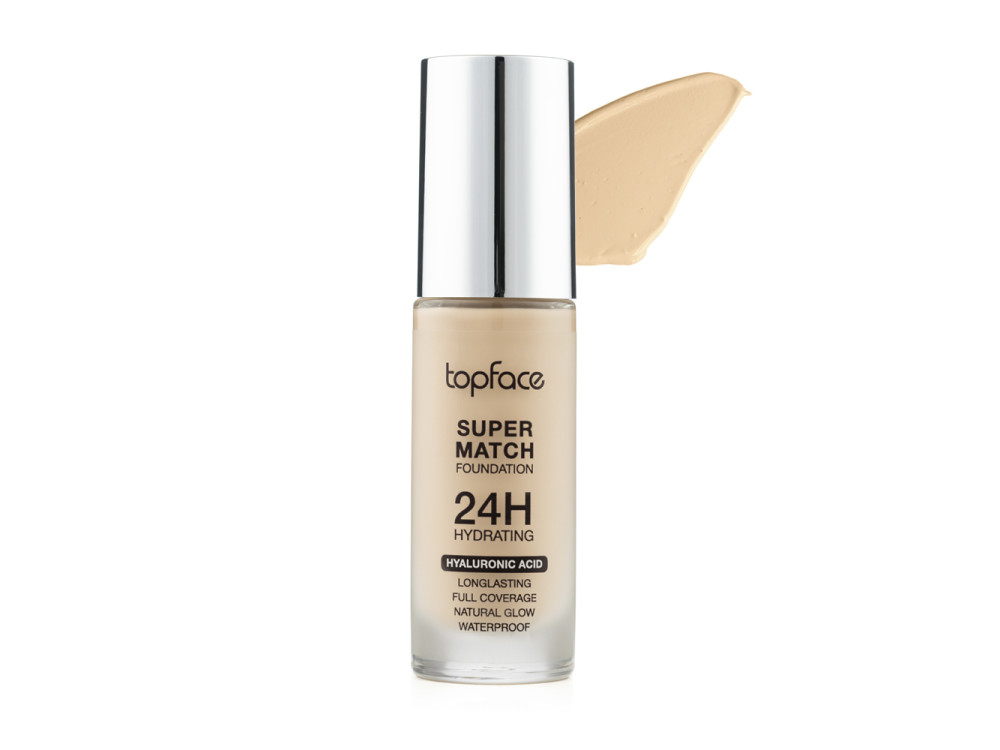 Тональний крем для обличчя Topface Super Match 24H Foundation PT475 004 