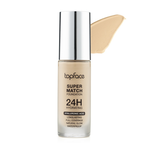 Тональний крем для обличчя Topface Super Match 24H Foundation PT475 004 