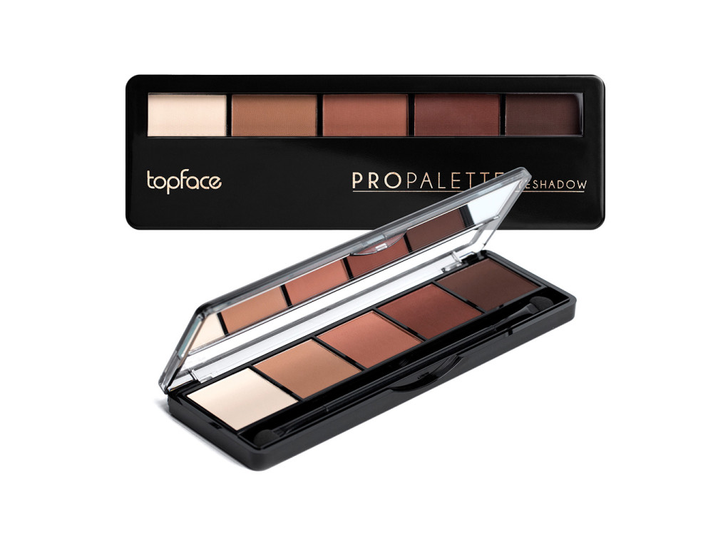 Палітра тіней для повік Topface Pro Palette Eyeshadow PT501 018 