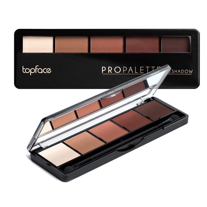Палітра тіней для повік Topface Pro Palette Eyeshadow PT501 018 