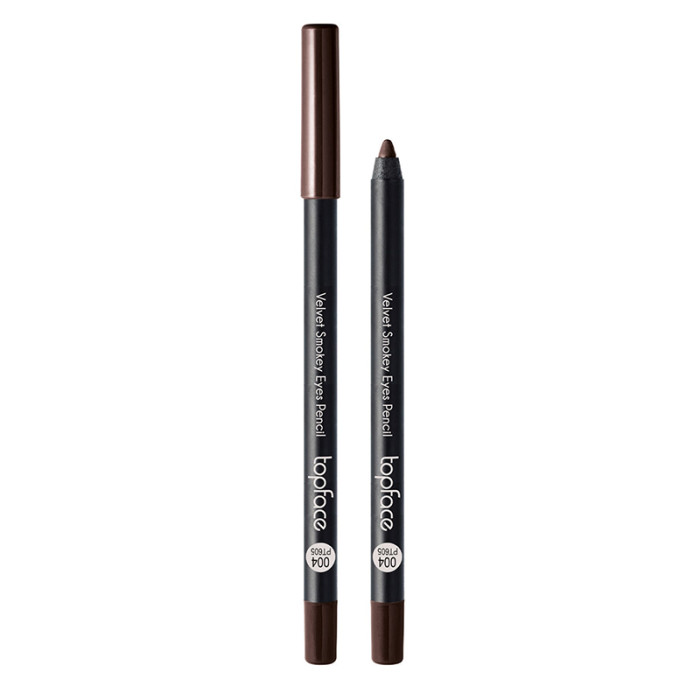 Олівець-кайал для очей Topface Velvet Smokey Eyes Pencil PT605 004 коричневий