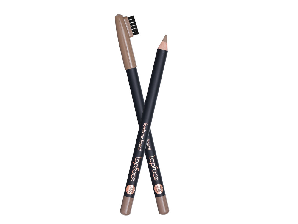 Олівець для брів зі щіточкою Topface Eyebrow Pencil PT611 001 