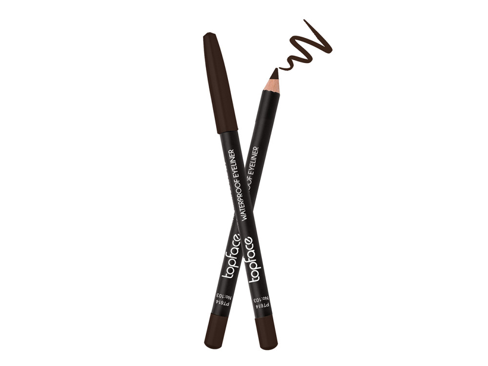 Водостійкий олівець для очей Topface Waterproof Eyeliner PT614 103 