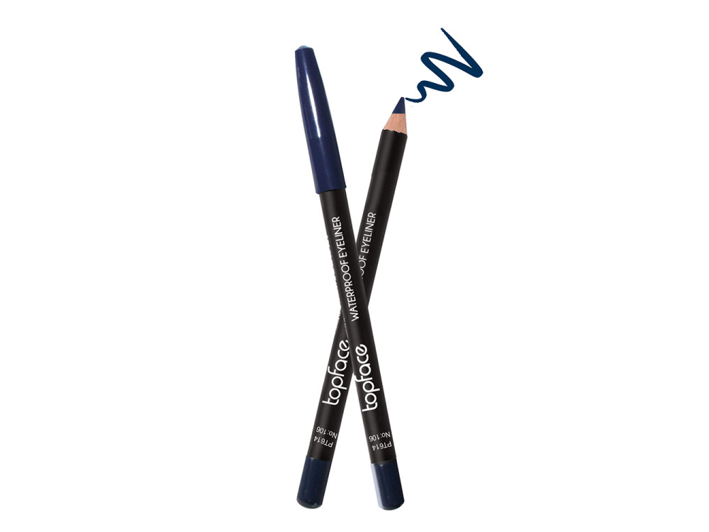 Водостійкий олівець для очей Topface Waterproof Eyeliner PT614 106 