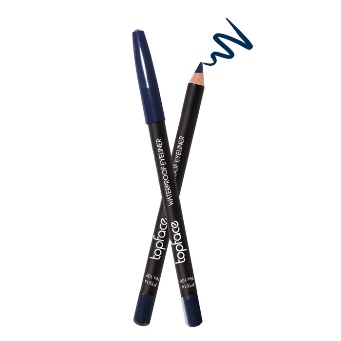 Водостійкий олівець для очей Topface Waterproof Eyeliner PT614 106 