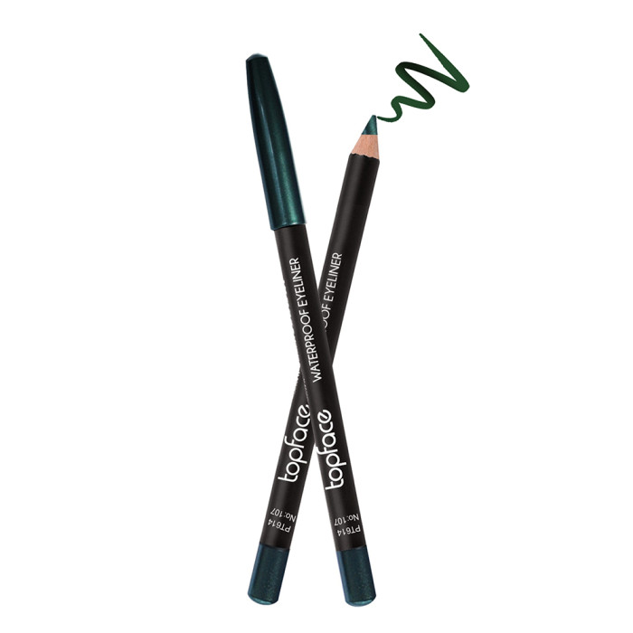 Водостійкий олівець для очей Topface Waterproof Eyeliner PT614 107 
