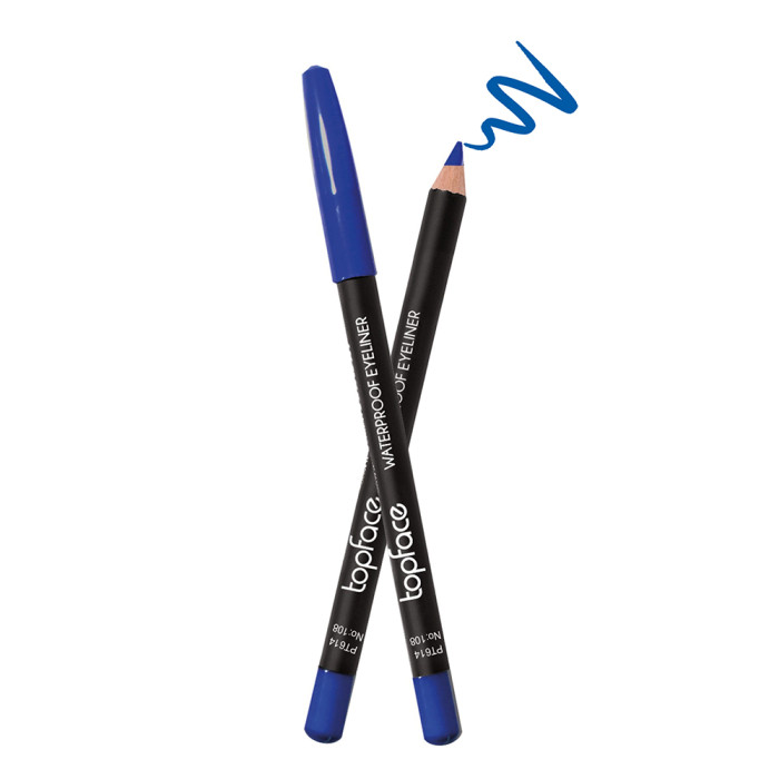 Водостійкий олівець для очей Topface Waterproof Eyeliner PT614, 108