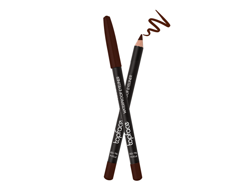 Водостійкий олівець для очей Topface Waterproof Eyeliner PT614 109 