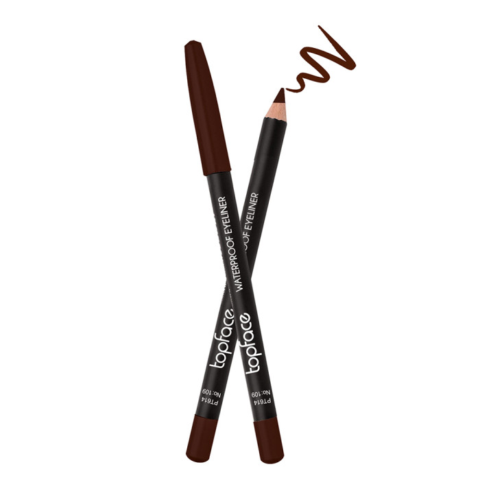 Водостійкий олівець для очей Topface Waterproof Eyeliner PT614 109 