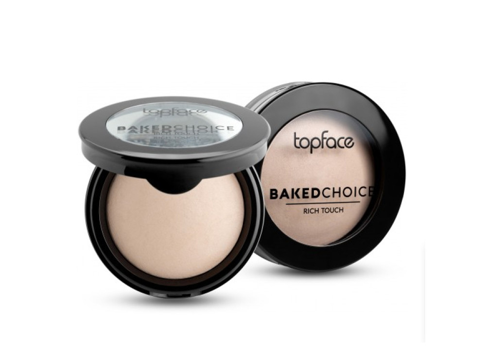 Запечена пудра для обличчя 02 Porcelain Topface Baked Choice Rich Touch Powder PT701