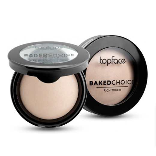 Запечена пудра для обличчя 02 Porcelain Topface Baked Choice Rich Touch Powder PT701