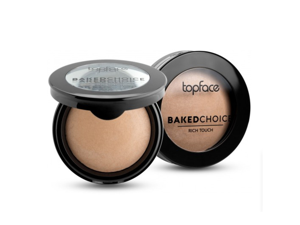 Запечена пудра для обличчя 07 Honeymoon Topface Baked Choice Rich Touch Powder PT701