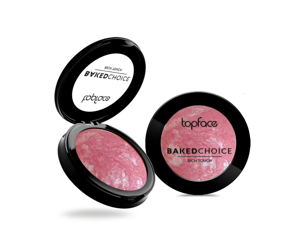 Рум'яна для обличчя Topface Baked Choice Rich Touch Blush On PT703 07 Pink Petal 