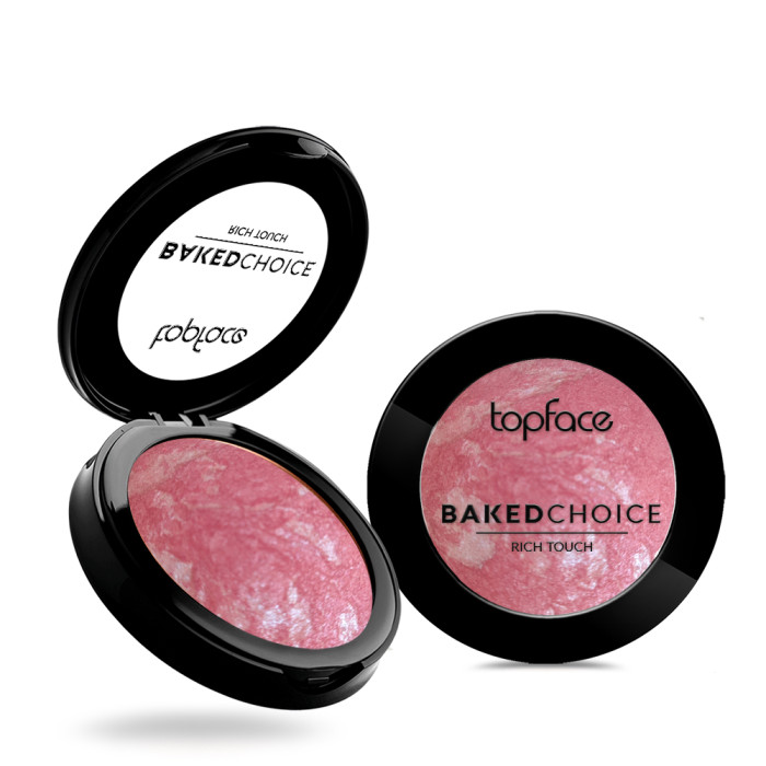 Рум'яна для обличчя Topface Baked Choice Rich Touch Blush On PT703 07 Pink Petal 