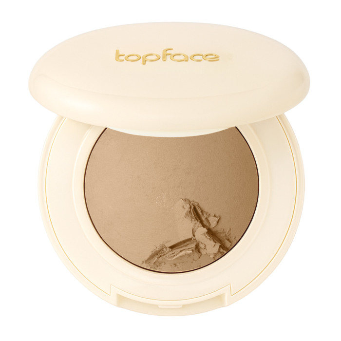 Пудра запечена Topface PT704 PROHD Natural Glow Baked Powder 004 Warm Beige теплий беж