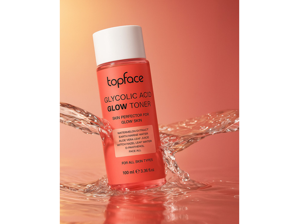 Тонер для обличчя з гліколевою кислотою Topface Glycolic Acid Glow Toner PT809 100 мл