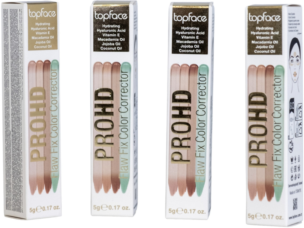 Кольоровий коректор для обличчя Topface PT272 PROHD Flaw Fix Color Corrector 002 - Coral Mist