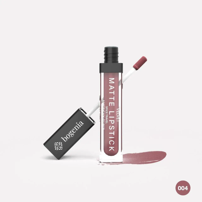 Помада рідка 04 American Guava Bogenia Croissant Liquid Matte Lipstick Spice Travel BG720